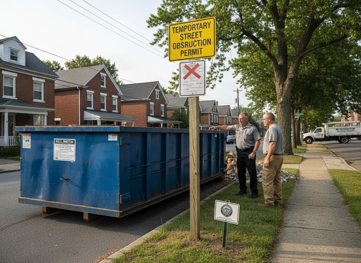 Wilmington Dumpster Permit Rules for Street Placement